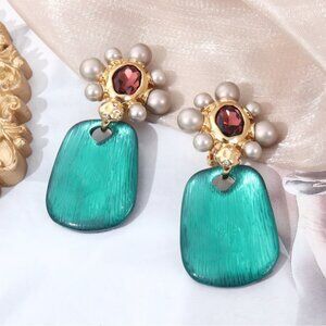 Alexis Bittar Lucite Stud Earrings